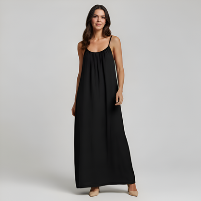 Sophisticated Cami Maxi Dress with Adjustable Straps