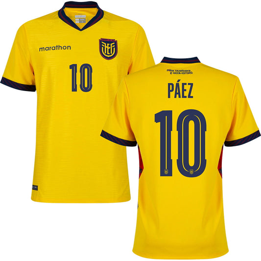 Ecuador Home Soccer Jersey World Cup 2026