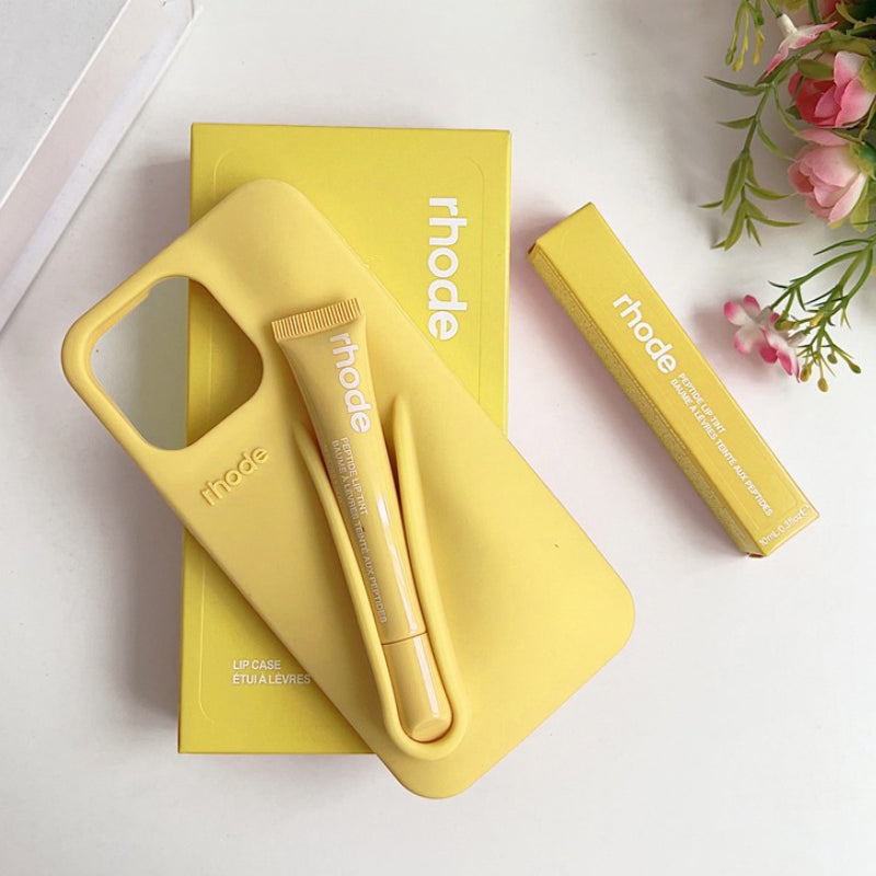 Rhode Phone Case Lip case Minimalist Solid Color Rhode Soft Silicone Phone Case New