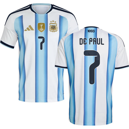 Argentina Home Soccer Jersey World Cup 2026