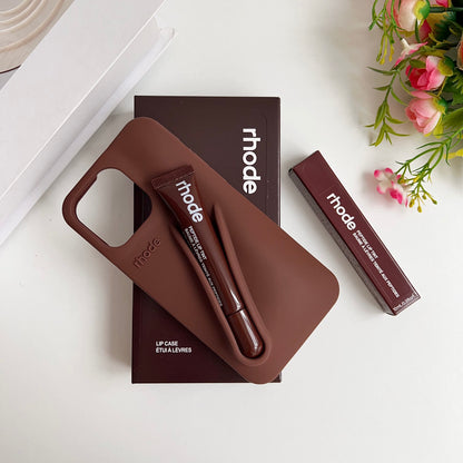 Rhode Phone Case Lip case Minimalist Solid Color Rhode Soft Silicone Phone Case New